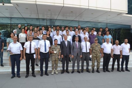 “Heydər Əliyev və Azərbaycan dili” mövzusunda şəhərdə fəaliyyət göstərən gənclərin iştirakı ilə tədbir təşkil edilmişdir