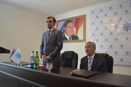 “Heydər Əliyev və Azərbaycan dili” mövzusunda şəhərdə fəaliyyət göstərən gənclərin iştirakı ilə tədbir təşkil edilmişdir