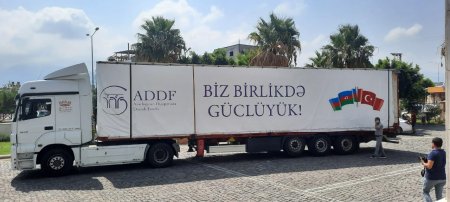 Türkiyənin Hatay bölgəsinə humanitar yardım göstərilib