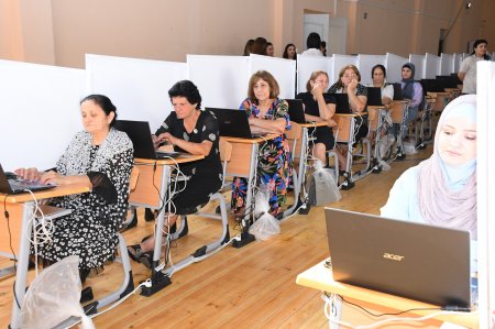 Bir qrup müəllim üçün sertifikasiya imtahanı keçirilir