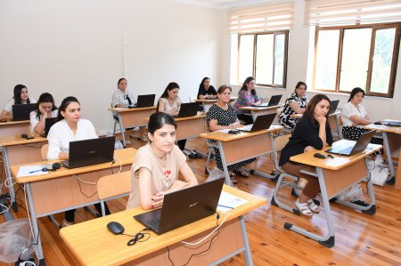 Bir qrup müəllim üçün sertifikasiya imtahanı keçirilir