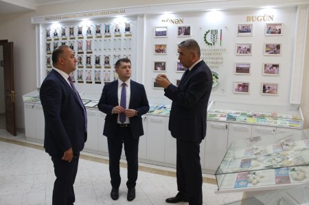 ADA Universitetinin nümayəndə heyəti ADAU, Heyvandarlıq Elmi-Tədqiqat İnstitutu və Respublika Süni Mayalanma Mərkəzinin fəaliyyəti ilə tanış olub  
