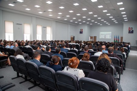 Qazax-Tovuz Regional Təhsil İdarəsi üzrə təhsil işçilərinin sentyabr konfransı keçirilib