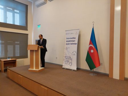 Şamaxı şəhər 2 nömrəli tam orta məktəbdə "İnformatika müəllimləri üçün təlimlər” layihəsinin bağlanış tədbiri keçirilib