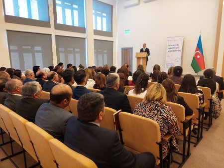 Şamaxı şəhər 2 nömrəli tam orta məktəbdə "İnformatika müəllimləri üçün təlimlər” layihəsinin bağlanış tədbiri keçirilib