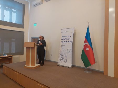 Şamaxı şəhər 2 nömrəli tam orta məktəbdə "İnformatika müəllimləri üçün təlimlər” layihəsinin bağlanış tədbiri keçirilib