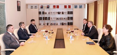 Qazax-Tovuz Regional Təhsil İdarəsi rəisi Arslan Hacıyev arasında işgüzar görüş keçirilib