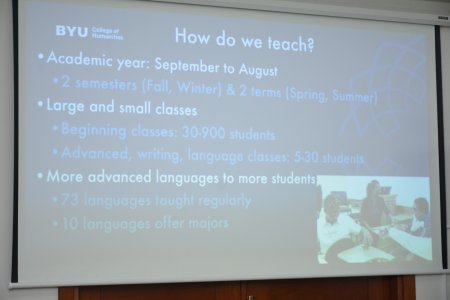 Briqham Yanq Universitetinin nümayəndə heyəti İlahiyyat İnstitutunda