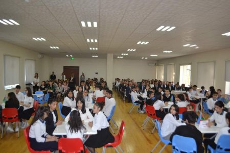 Mingəçevir şəhərinin 75 illik yubileyinə həsr olunmuş bilik yarışı təşkil olunub