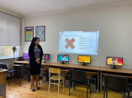 "Narkomaniyaya yox deyək!" mövzusunda maarifləndirici tədbir