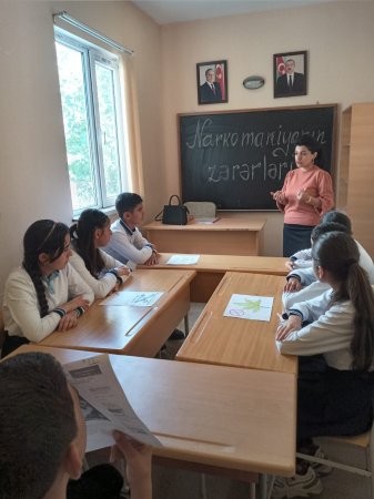 "Narkomaniyaya yox deyək!" mövzusunda maarifləndirici tədbir