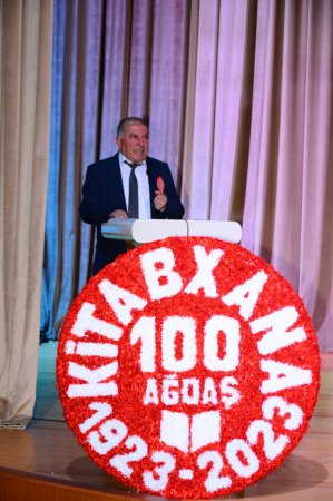 Ağdaş kitabxanasının 100 illiyi qeyd edilib