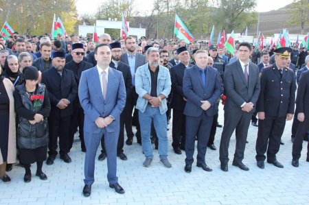 İsmayıllı Şəhidlər Xiyabanının yenidənqurmadan sonra açılış mərasimi keçirilib