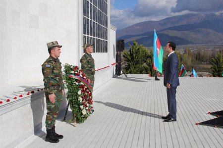 İsmayıllı Şəhidlər Xiyabanının yenidənqurmadan sonra açılış mərasimi keçirilib