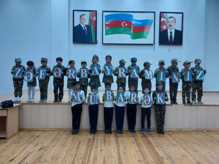 Mərkəzi Aran bölgəsinin ümumi təhsil müəssisələrində Zəfər Günü qeyd olunub