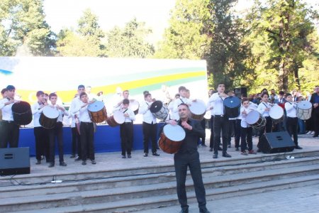 Şəki şəhərində Zəfər Gününə həsr olunmuş konsert proqramı təşkil edildi