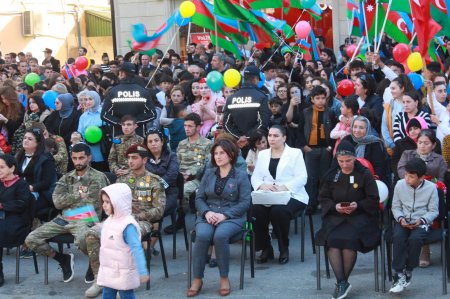 Şəki şəhərində Zəfər Gününə həsr olunmuş konsert proqramı təşkil edildi