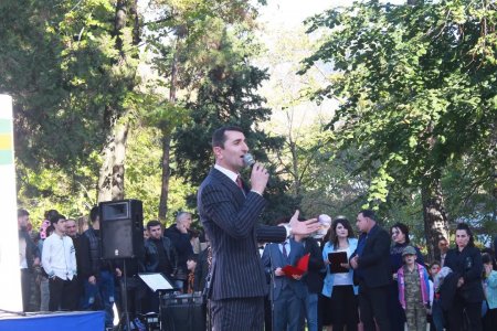Şəki şəhərində Zəfər Gününə həsr olunmuş konsert proqramı təşkil edildi