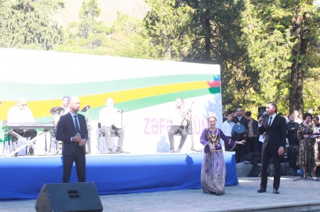 Şəki şəhərində Zəfər Gününə həsr olunmuş konsert proqramı təşkil edildi