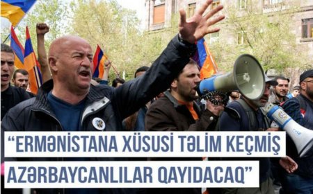 SƏRSƏM İDDİA: "Ermənistana xüsusi təlim keçmiş azərbaycanlılar qayıdacaq" - VİDEO
