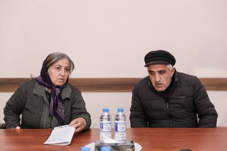 Nazir Sahil Babayev Şamaxıda vətəndaşları qəbul edib 