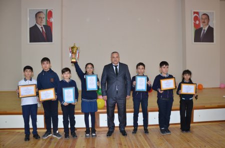 İstedad siniflərinin şagirdləri arasında intellektual bilik yarışı təşkil olunub