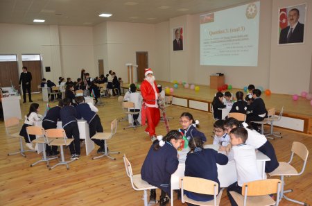 İstedad siniflərinin şagirdləri arasında intellektual bilik yarışı təşkil olunub