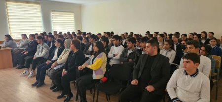 Qubada məktəblilər narkotikin fəsadları barədə maarifləndiriliblər