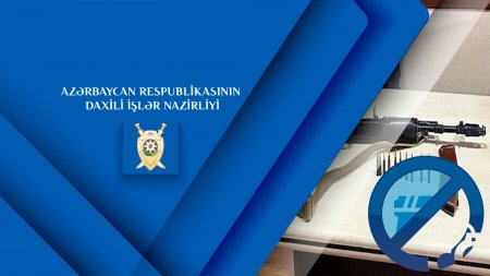 Tapdığı “Kalaşnikov” avtomatını könüllü təhvil vermədi polislər tərəfindən saxlanıldı