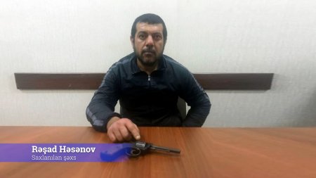 Binə qəsəbəsində silahlı şəxs saxlanılıb