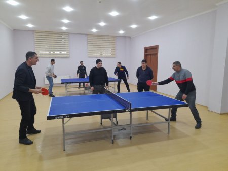 "20 Yanvar - Ümumxalq Hüzn Günü"nə həsr olunmuş həvəskarlar arasında stolüstü tennis üzrə rayon turniri keçirildi