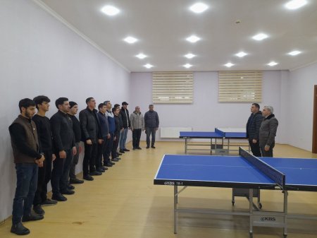 "20 Yanvar - Ümumxalq Hüzn Günü"nə həsr olunmuş həvəskarlar arasında stolüstü tennis üzrə rayon turniri keçirildi