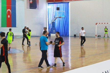 Şəki şəhərində mədəniyyət işçiləri arasında futzal turniri keçirildi