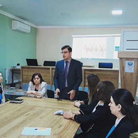 Qəbələ rayonunda "Narkomaniya: məhv olmuş ailələr, xoşbəxtliyini itirən övladlar" adlı tədbir həyata keçirilib