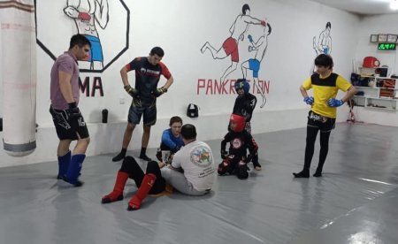 "Şamaxı" İdman Klubunda MMA və Pankration idman növləri üzrə məşğələ təşkil olunub