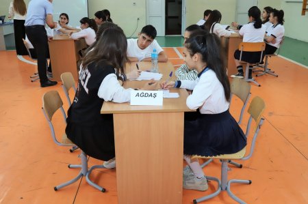 "Bir kərə yüksələn bayraq" adlı intellektual məktəb çempionatının zona mərhələsi təşkil olunub 
