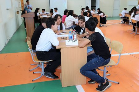 "Bir kərə yüksələn bayraq" adlı intellektual məktəb çempionatının zona mərhələsi təşkil olunub 