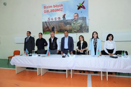 "Bir kərə yüksələn bayraq" adlı intellektual məktəb çempionatının zona mərhələsi təşkil olunub 