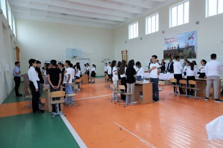 "Bir kərə yüksələn bayraq" adlı intellektual məktəb çempionatının zona mərhələsi təşkil olunub 