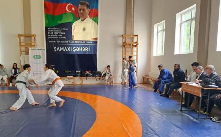 "28 may Müstəqillik Günü"nə həsr olunmuş Cüdo idman növü üzrə 2008-2010-cu il təvəllüdlü yeniyetmələr arasında rayon turniri keçirildi