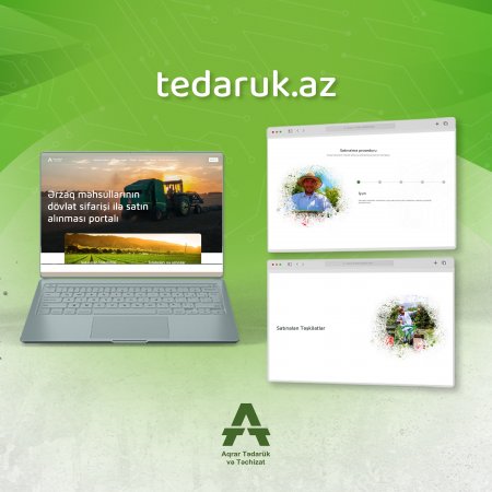İyunun 1-dən “tedaruk.az” portalında ərzaq məhsullarına dair tələbatların yerləşdirilməsinə başlanır