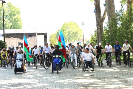 “03 İyun-Dünya Velosiped Günü” münaibətilə veloyürüş keçirildi
