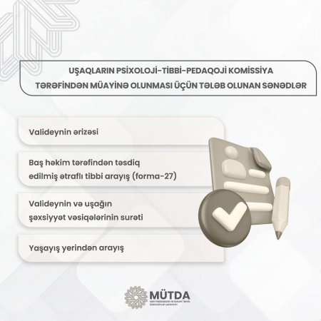 Sağlamlıq imkanı məhdud uşaqların məktəbə qəbulu