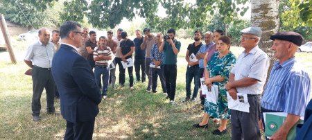 Novruz Aslan Xəlilli kəndində seçicilərlə görüşdü
