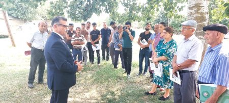 Novruz Aslan Xəlilli kəndində seçicilərlə görüşdü