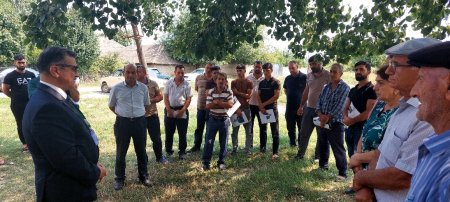 Novruz Aslan Xəlilli kəndində seçicilərlə görüşdü
