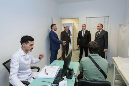 Çağırışçıların yekun tibbi müayinəsinin aparıldığı Tibbi Qiymətləndirmə Mərkəzinə baxış keçirilib