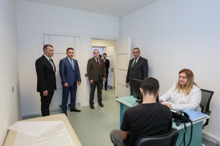 Çağırışçıların yekun tibbi müayinəsinin aparıldığı Tibbi Qiymətləndirmə Mərkəzinə baxış keçirilib