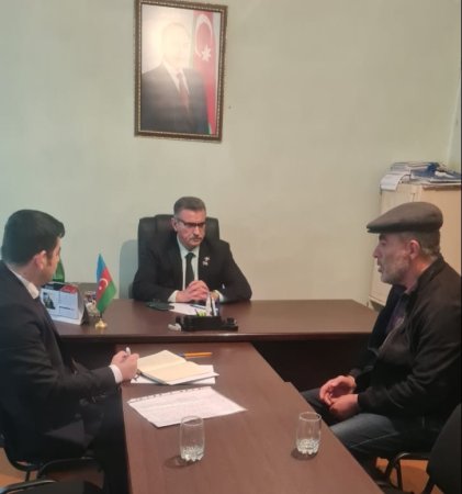 Novruzəli Aslanov İsmayıllıda şəhid ailələri ilə görüşüb və sakinləri qəbul edib -Fotolar