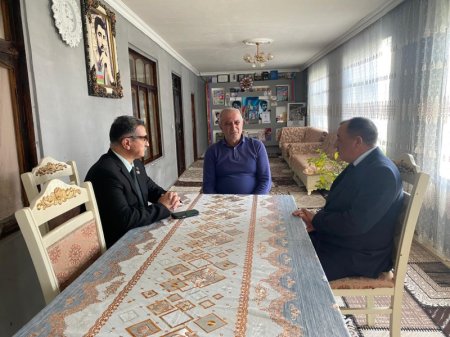 Novruzəli Aslanov İsmayıllıda şəhid ailələri ilə görüşüb və sakinləri qəbul edib -Fotolar